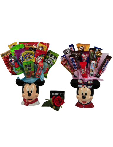 Candy Bouquet Duo Especial Mickey y Minnie Mouse