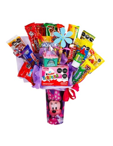 Candy Bouquet Tierna Minnie Mouse